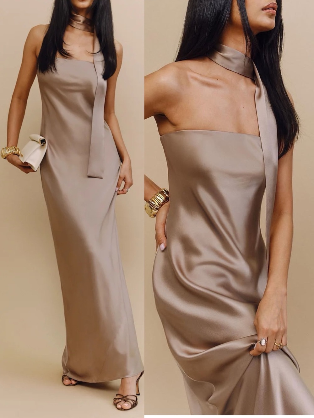 Reformation Oren Silk Dress NWT NEW